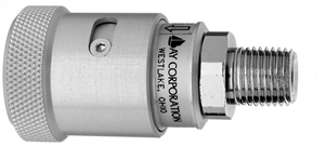F N2O Schrader Quick Connect to 1/4" M Medical Gas Fitting, Medical Gas Adapter, schrader quick connect, N2O, Nitrous Oxide, Nitrous Oxide quick connect, Nitrous Oxide quick-connect, schrader female to 1/4